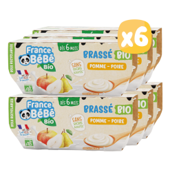 SỮA CHUA HỮU CƠ VỊ TÁO LÊ X6