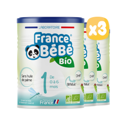 SỮA BỘT HỮU CƠ BIO CHO BÉ TỪ 0 ĐẾN 6 THÁNG TUỔI - 400G X3