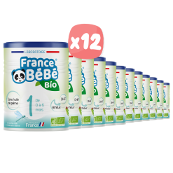 SỮA BỘT HỮU CƠ BIO CHO BÉ TỪ 0 ĐẾN 6 THÁNG TUỔI - 400G X12