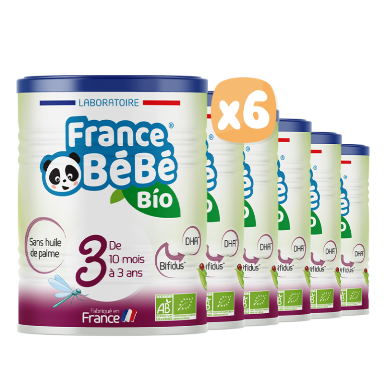 BIO ORGANIC MILK POWDER 3 YEARS BABY - 400G X6