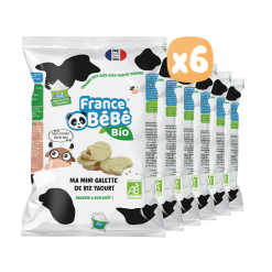 BÁNH GẠO HỮU CƠ MINI PHỦ SỮA CHUA