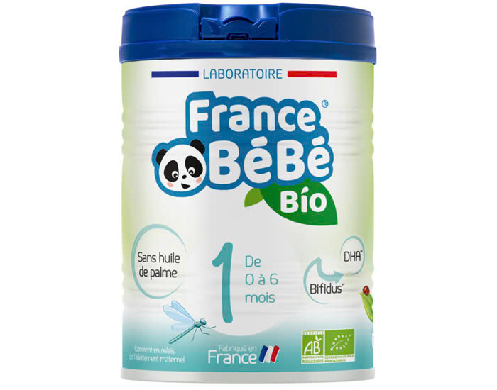 SỮA BỘT HỮU CƠ FRANCE BÉBÉ CHO BÉ TỪ 0 ĐẾN 6 THÁNG TUỔI - 800G